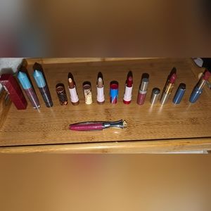 Lot of 10 lipsticks Ulta Sephora Mary Kay Avon Mirenesse Maybelline